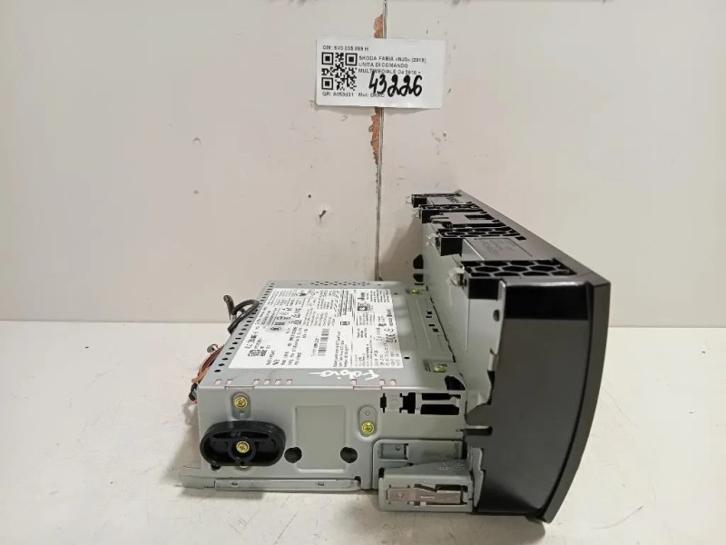 Unita DI Comando Multimediale 6V0 035 869 H Skoda Fabia NJ3 2018