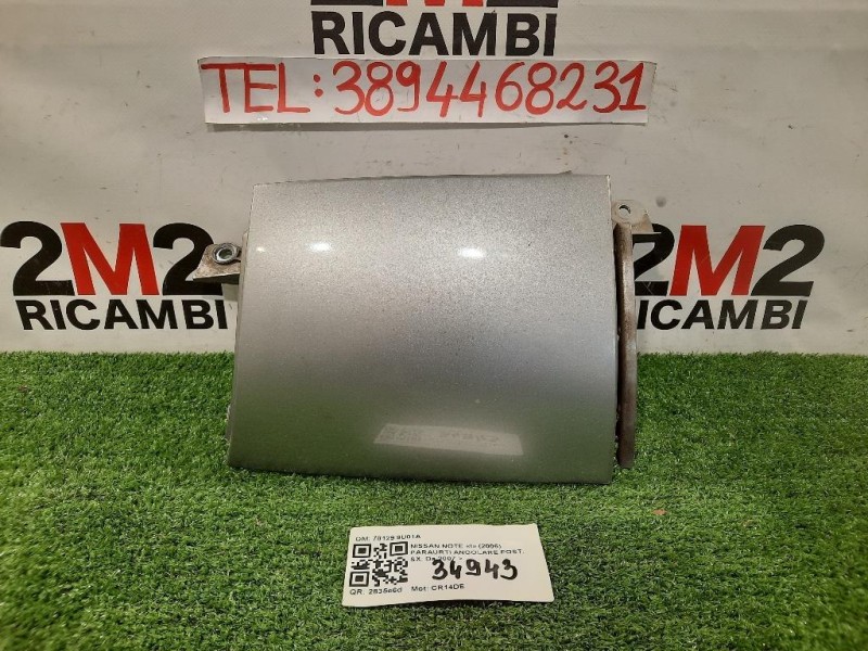Paraurti Angolare POST SX 78129 9U01A Nissan NOTE I 2006