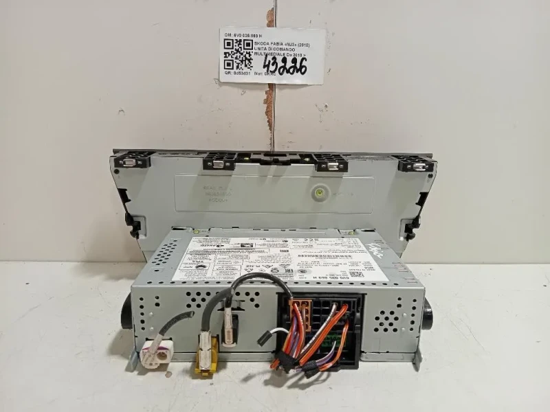 Unita DI Comando Multimediale 6V0 035 869 H Skoda Fabia NJ3 2018