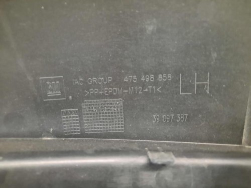 Paraurti Angolare POST SX 39097387 Opel Crossland X 2017