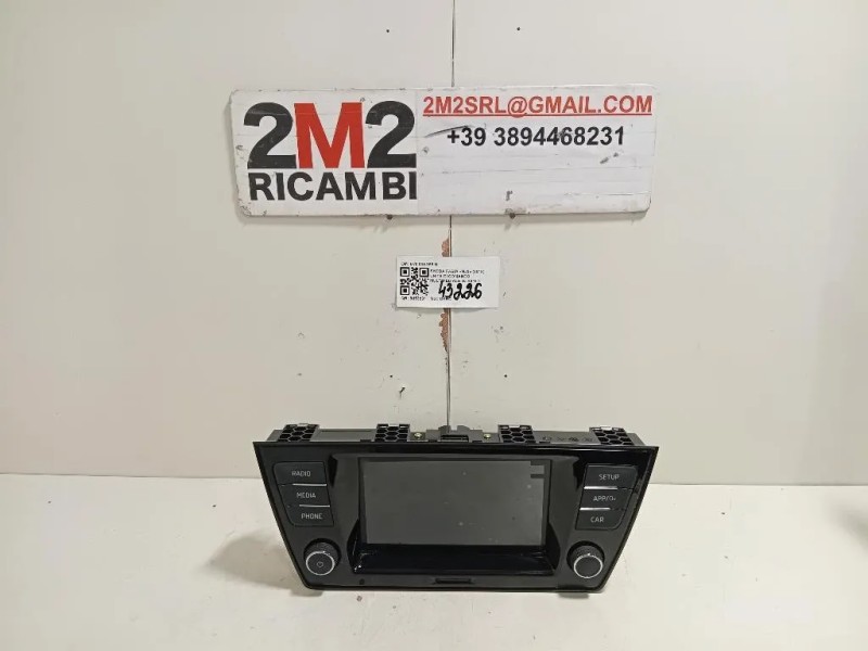 Unita DI Comando Multimediale 6V0 035 869 H Skoda Fabia NJ3 2018