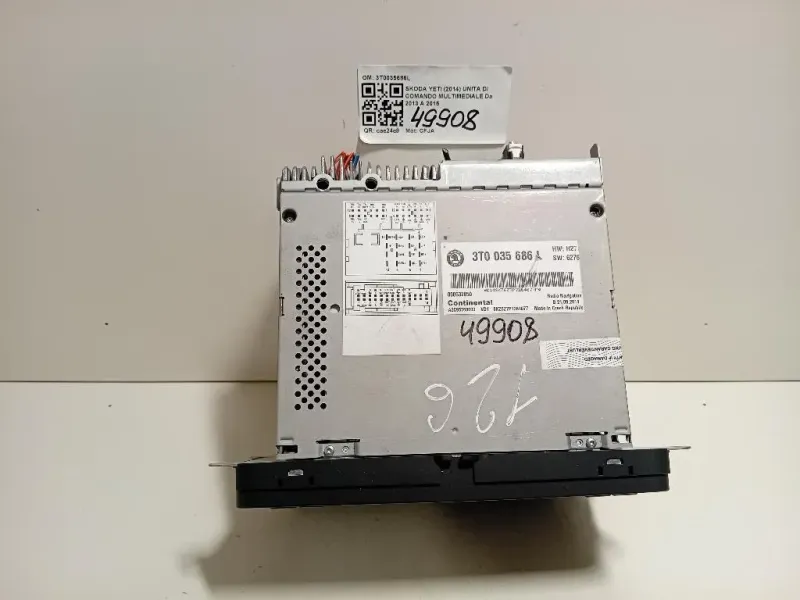 Unita DI Comando Multimediale 3T0035686L NO CODCIE SBLOCCO Skoda YETI 2014