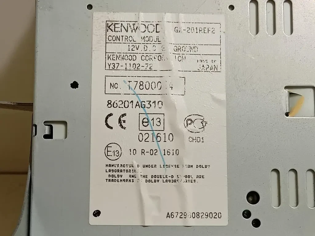 Unita DI Comando Multimediale 86301AG310 Subaru Legacy V 2009