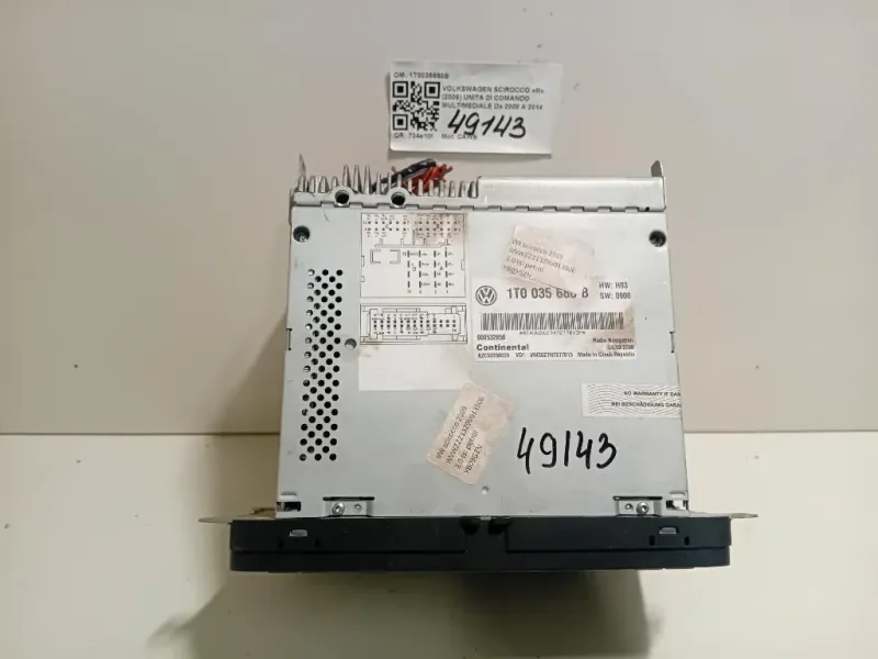 Unita DI Comando Multimediale 1T0035680B Volkswagen Scirocco III 2009