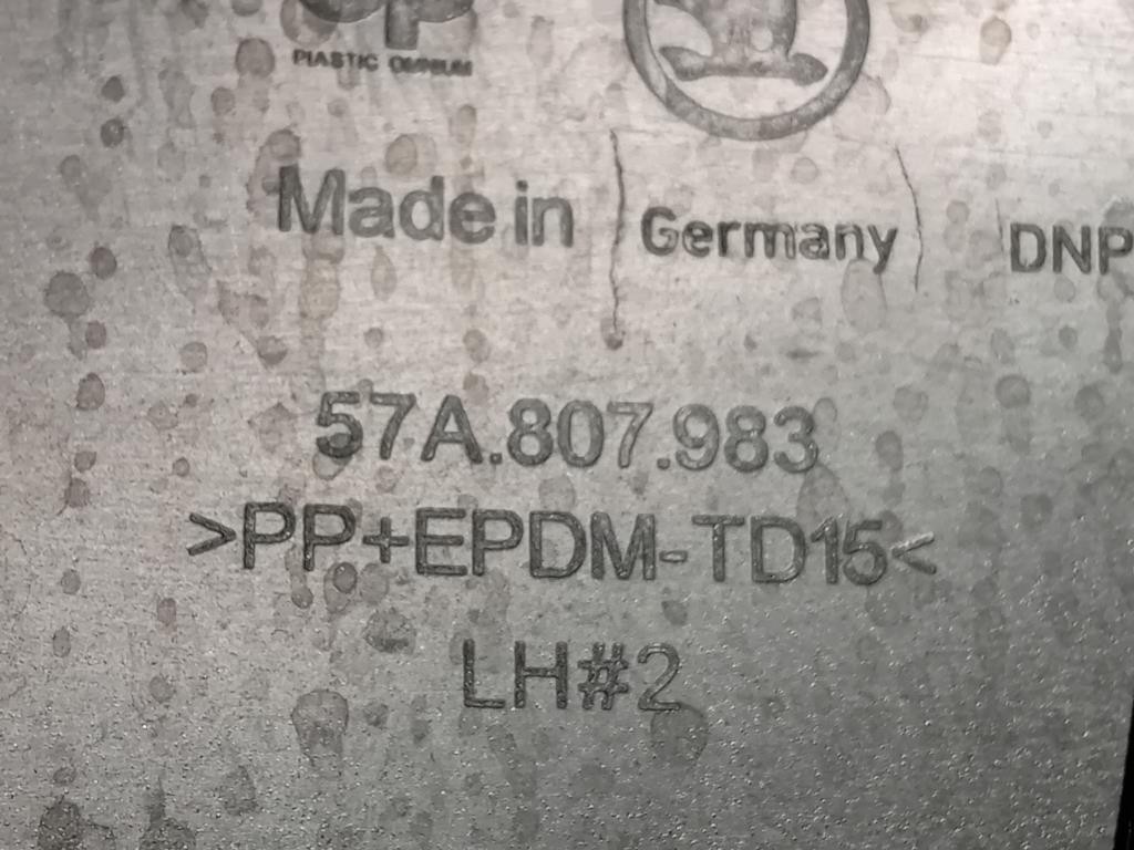 Paraurti Angolare POST SX 57A807983 Skoda Karoq 2017