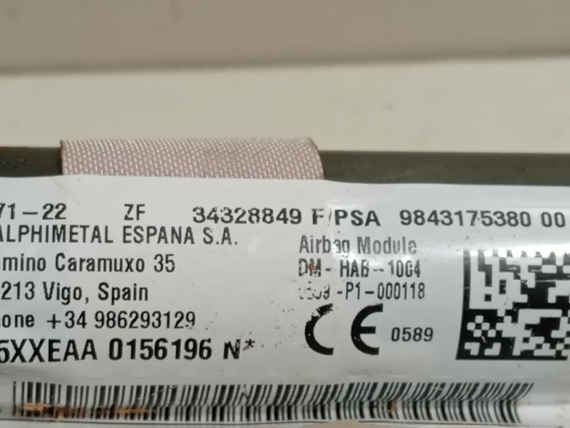 Air-bag A Tendina SX 34328849 Opel Mokka B 2020