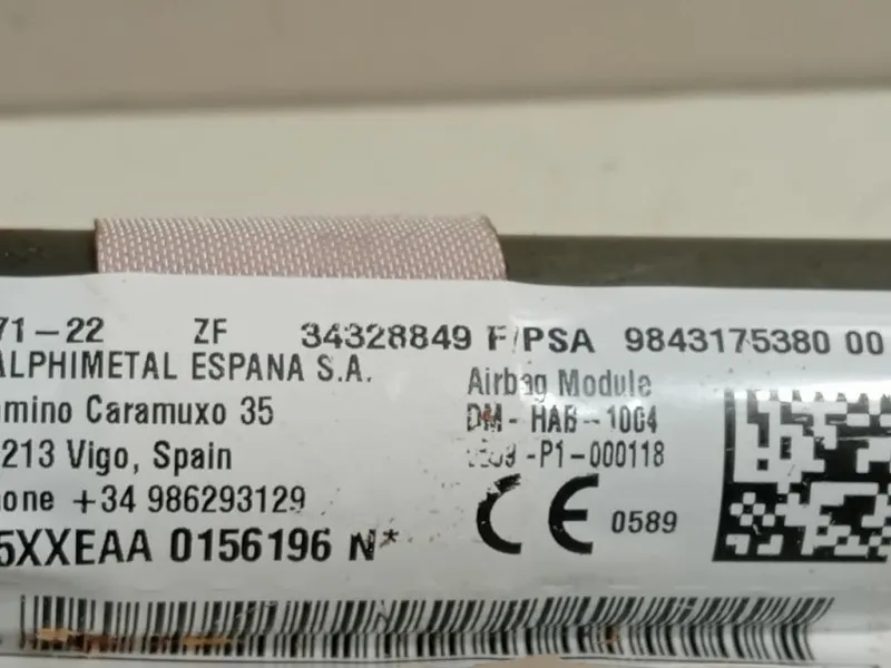 Air-bag A Tendina SX 34328849 Opel Mokka B 2020