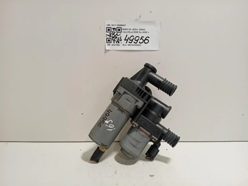Valvola EGR 6411-8369807 Bmw X3 E83 2004