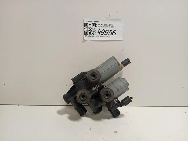 Valvola EGR 6411-8369807 Bmw X3 E83 2004