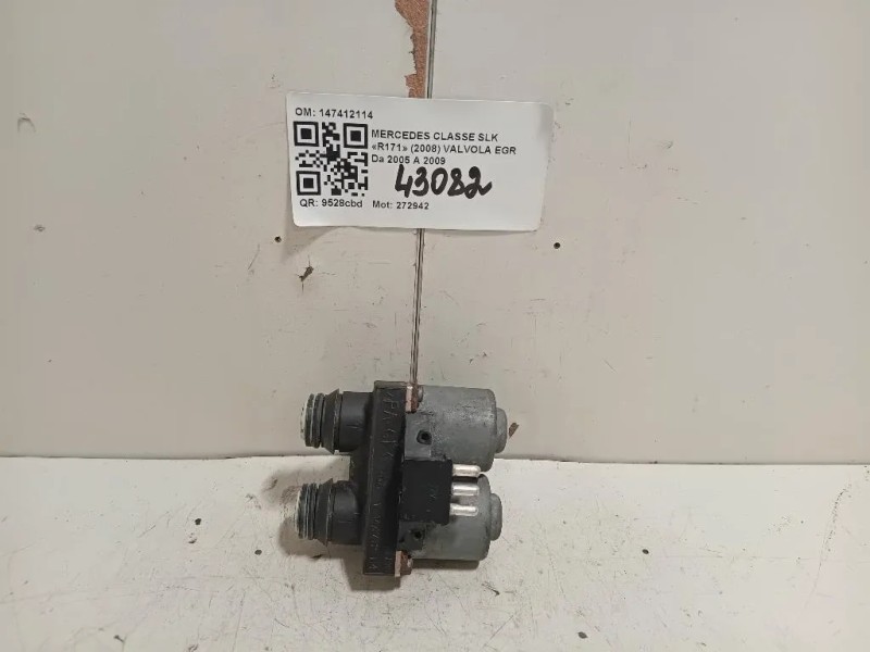 Valvola EGR 147412114 Mercedes Classe SLK R171 2008