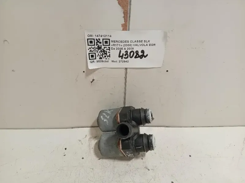 Valvola EGR 147412114 Mercedes Classe SLK R171 2008