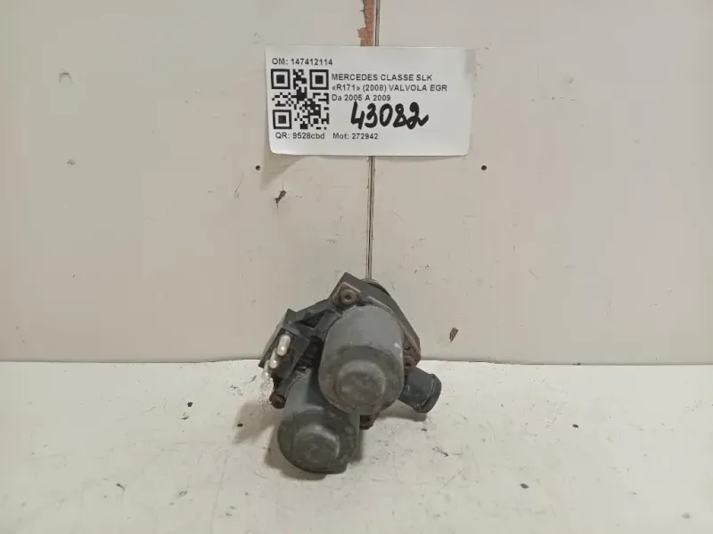 Valvola EGR 147412114 Mercedes Classe SLK R171 2008