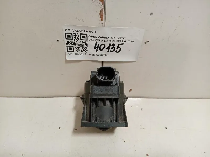 Valvola EGR VALVOLA EGR Opel Zafira C 2012