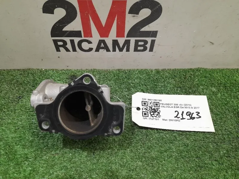 Valvola EGR 9801292180 Peugeot 308 II 2014