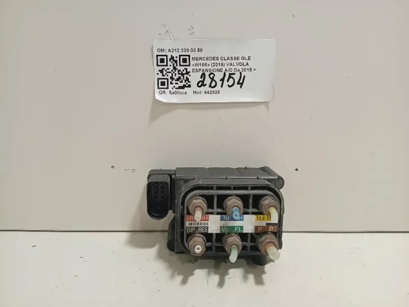 Valvola Espansione AC A212 320 03 58 VALVOLE SOSPENSIONE PNEUMATICO Mercedes Classe GLE W166 2015