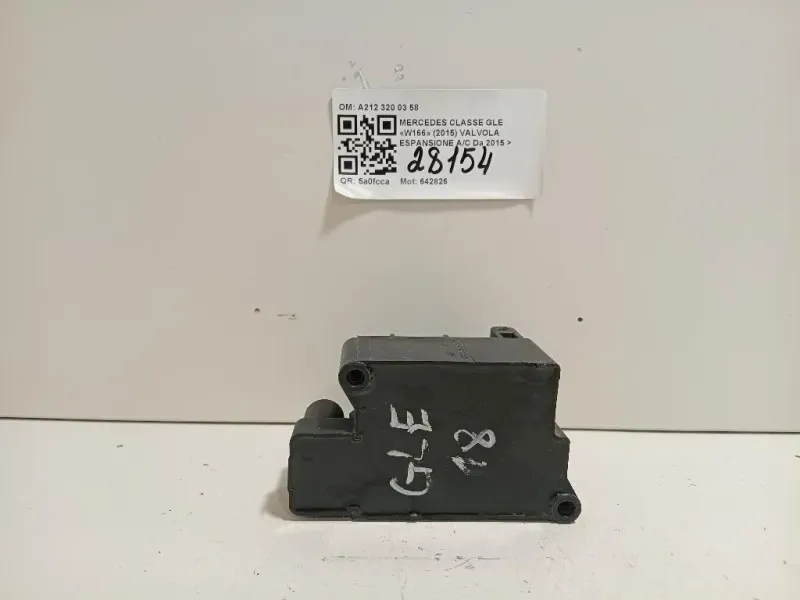Valvola Espansione AC A212 320 03 58 VALVOLE SOSPENSIONE PNEUMATICO Mercedes Classe GLE W166 2015
