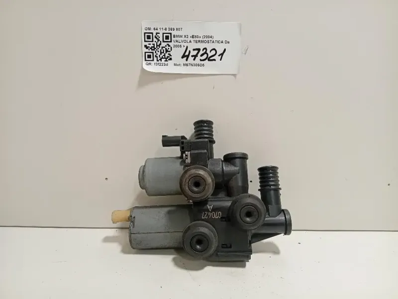 Valvola Termostatica 64 11-8 369 807 Bmw X3 E83 2004