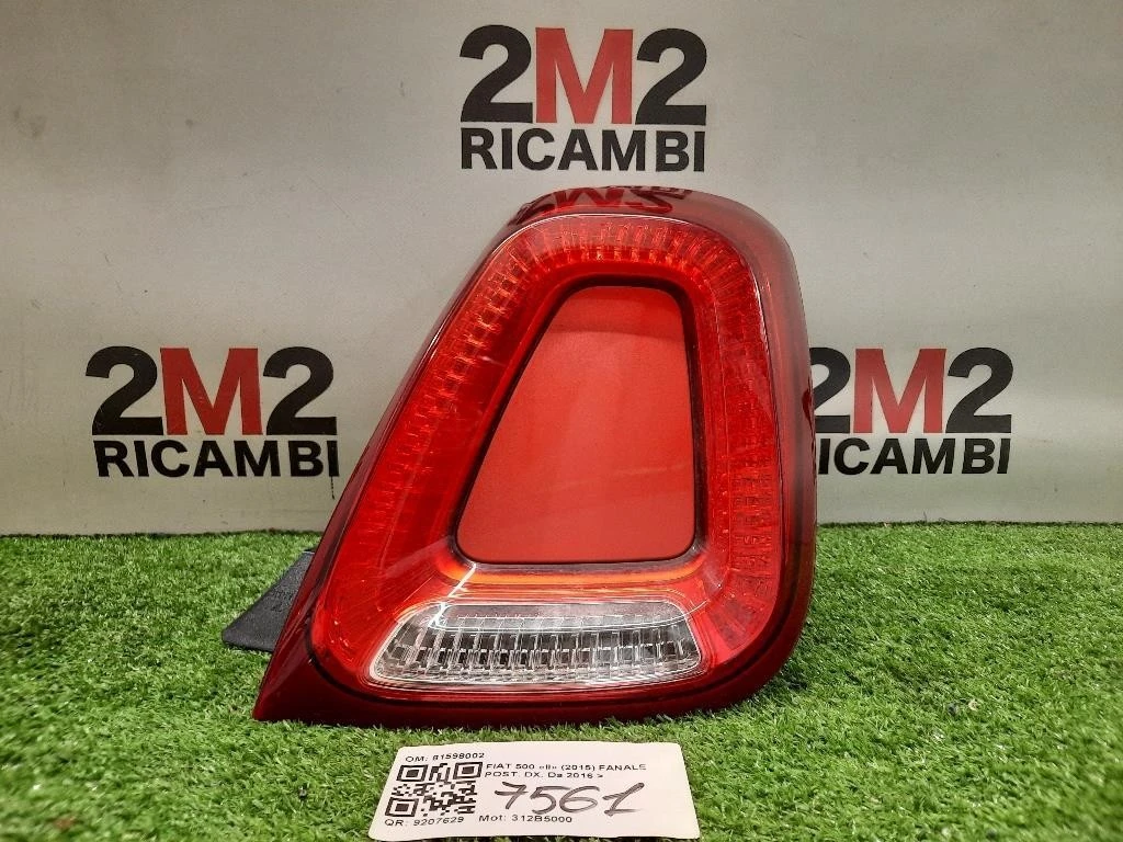 Fanale POST DX 81598002 Fiat 500 II 2015