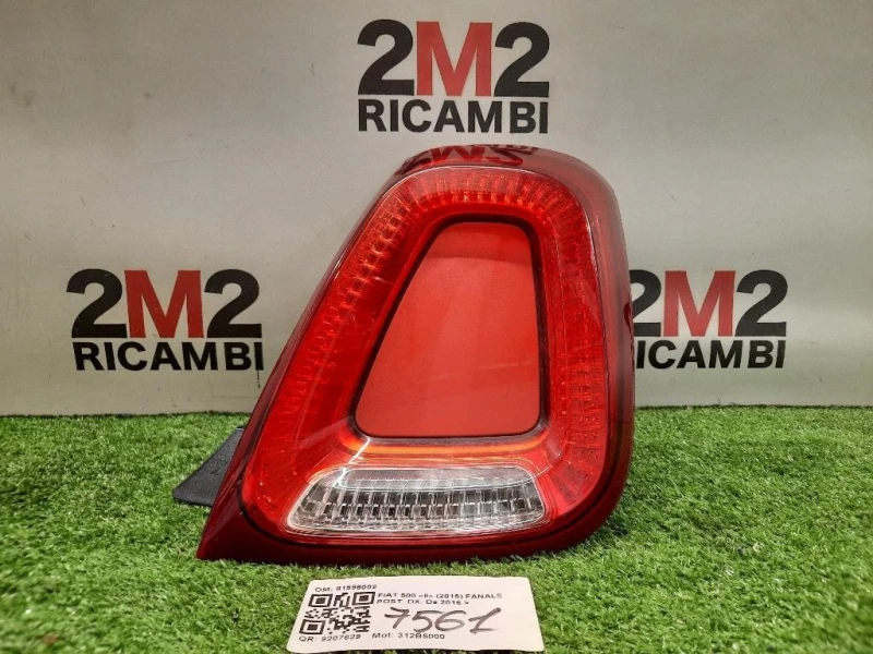 Fanale POST DX 81598002 Fiat 500 II 2015