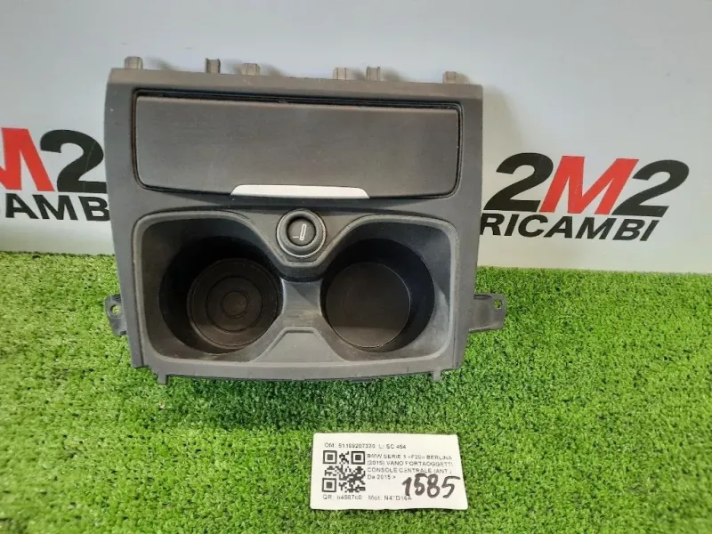 VANO Portaoggetti Console Centrale ANT 51169207320 Bmw Serie 1 F20 Berlina 2015