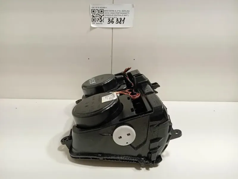 VANO Portaoggetti Console Centrale ANT 5116 9238611 Bmw Serie 5 F10 Berlina 2010