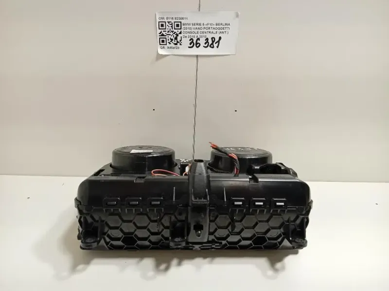 VANO Portaoggetti Console Centrale ANT 5116 9238611 Bmw Serie 5 F10 Berlina 2010