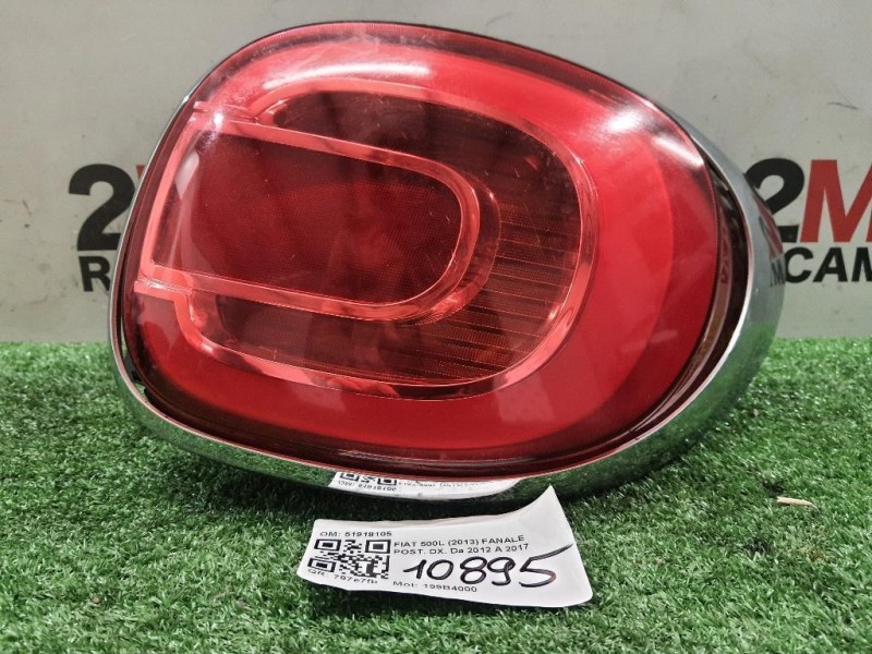 Fanale POST DX 51918105 Fiat 500L 2013