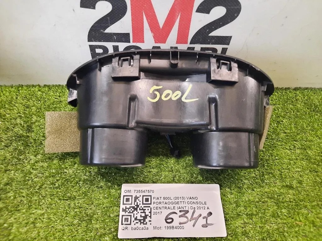 VANO Portaoggetti Console Centrale ANT 735547570 Fiat 500L 2013