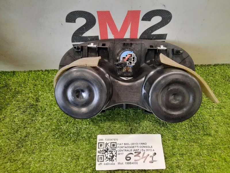 VANO Portaoggetti Console Centrale ANT 735547570 Fiat 500L 2013
