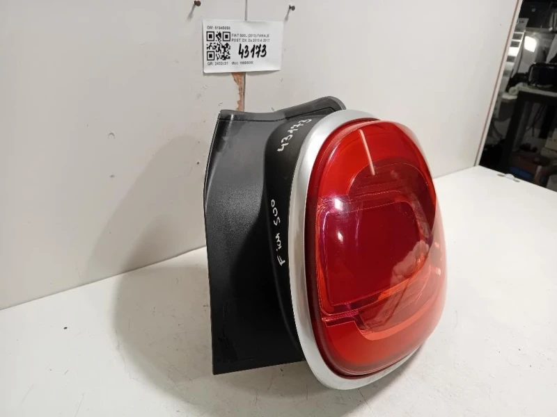 Fanale POST DX 51945058 Fiat 500L 2013
