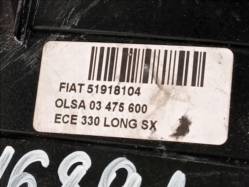 Fanale POST DX 51918104 Fiat 500L 2013