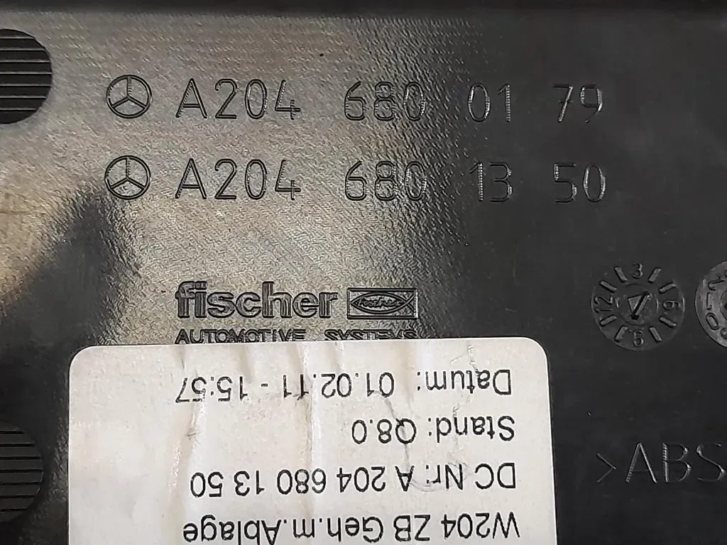 VANO Portaoggetti Console Centrale ANT A2046800179 Mercedes Classe C C204 Coupé 2011