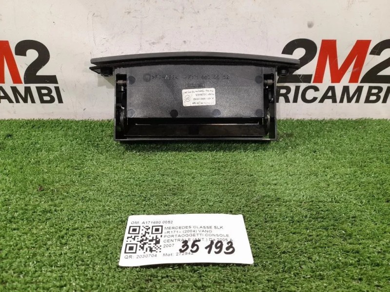 VANO Portaoggetti Console Centrale ANT A171680 0052 Mercedes Classe SLK R171 2004