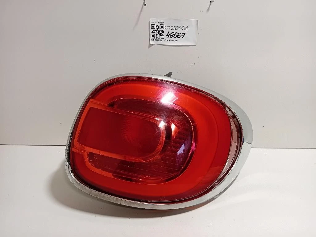 Fanale POST DX 51883571 Fiat 500L 2013