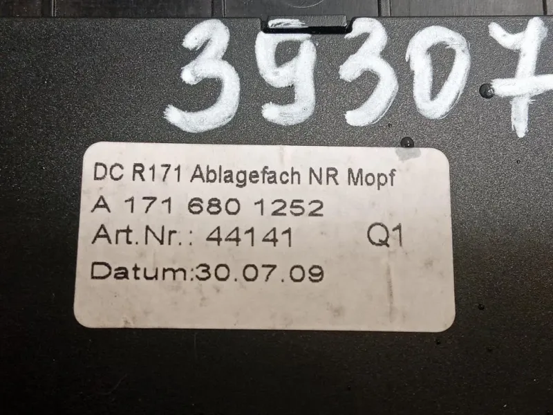 VANO Portaoggetti Console Centrale ANT A1716801252 Mercedes Classe SLK R171 2004