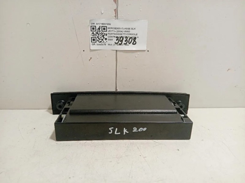 VANO Portaoggetti Console Centrale ANT A1716801052 Mercedes Classe SLK R171 2004