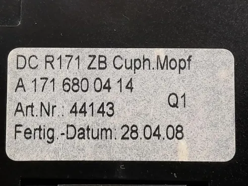 VANO Portaoggetti Console Centrale ANT A171680 0052 Mercedes Classe SLK R171 2008