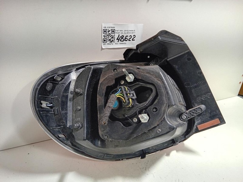 Fanale POST DX 51978050 Fiat 500L 2013