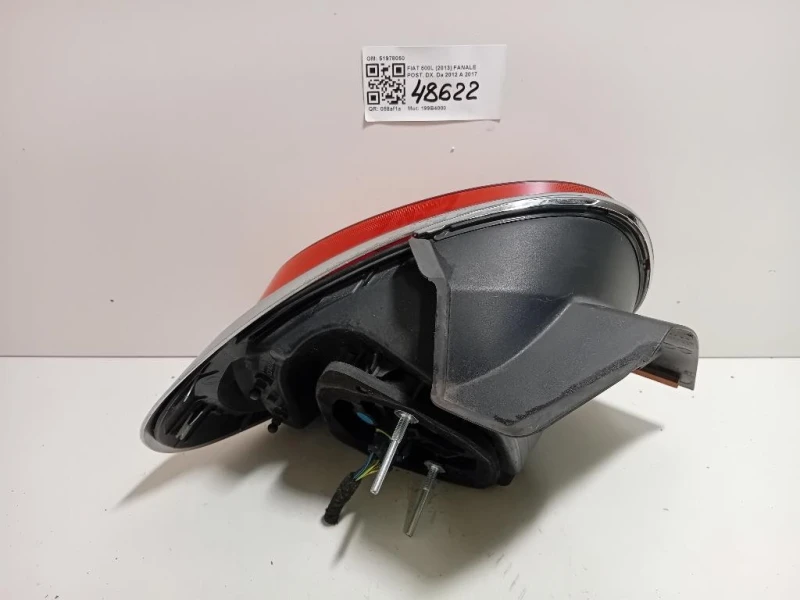 Fanale POST DX 51978050 Fiat 500L 2013