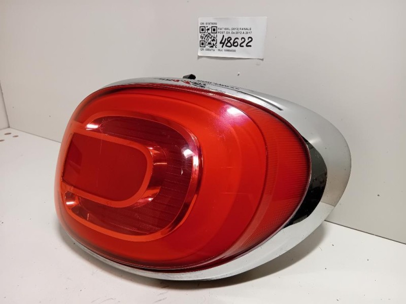 Fanale POST DX 51978050 Fiat 500L 2013