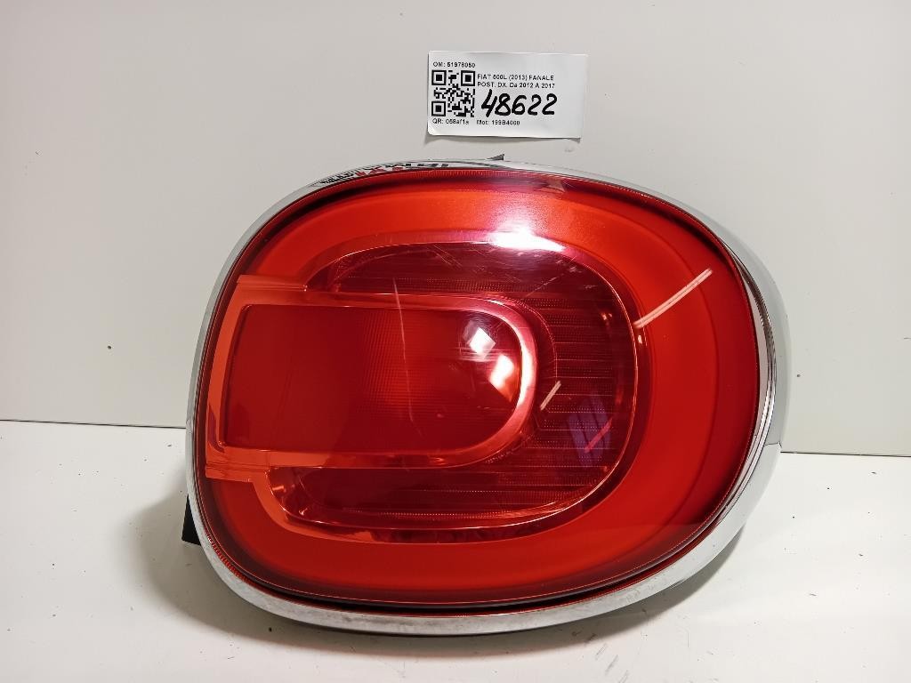 Fanale POST DX 51978050 Fiat 500L 2013