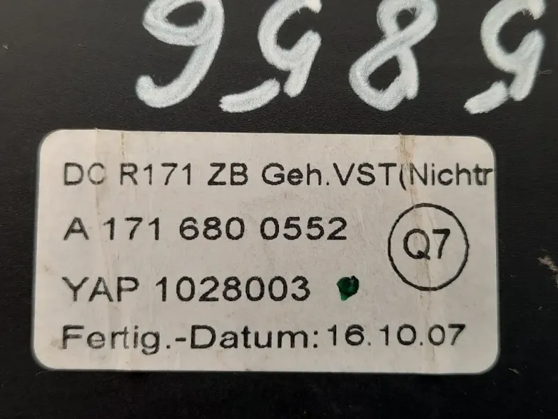 VANO Portaoggetti Cruscotto INF A1716800552 Mercedes Classe SLK R171 2004