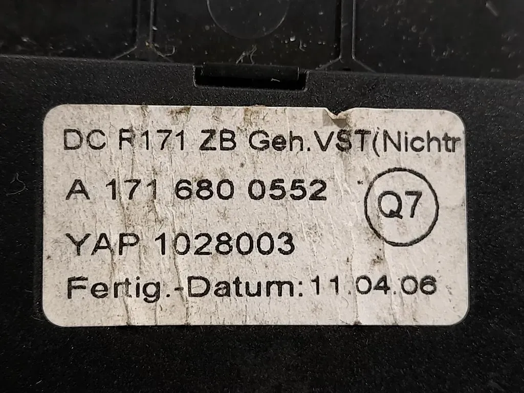 VANO Portaoggetti Cruscotto INF A1716800552 Mercedes Classe SLK R171 2004