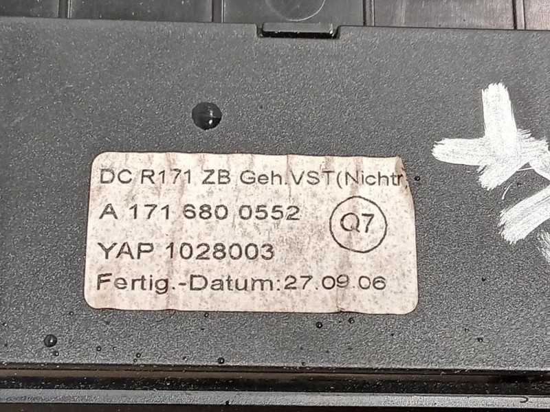 VANO Portaoggetti Cruscotto INF A1716800552 Mercedes Classe SLK R171 2008