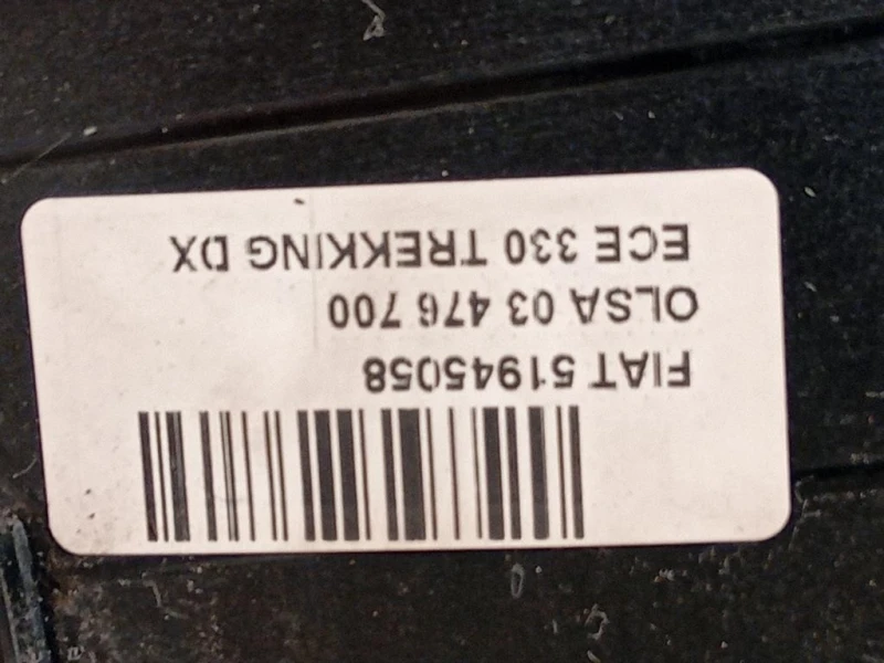 Fanale POST DX 51945058 Fiat 500L 2013