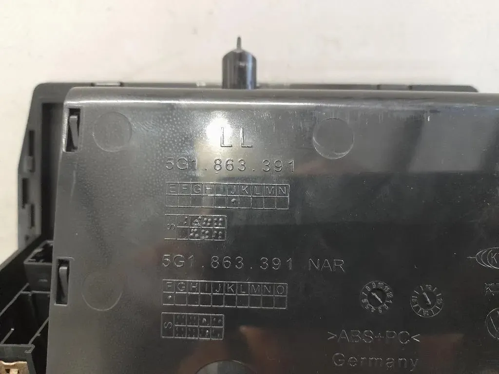 VANO Portaoggetti Cruscotto Centrale 5G1863391 Volkswagen GOLF VII 2017