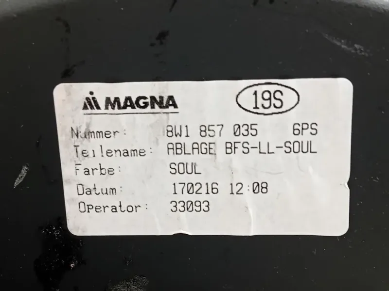 VANO Portaoggetti Cruscotto DX 8W1 857 035 Audi A4 8W5 Avant 2015