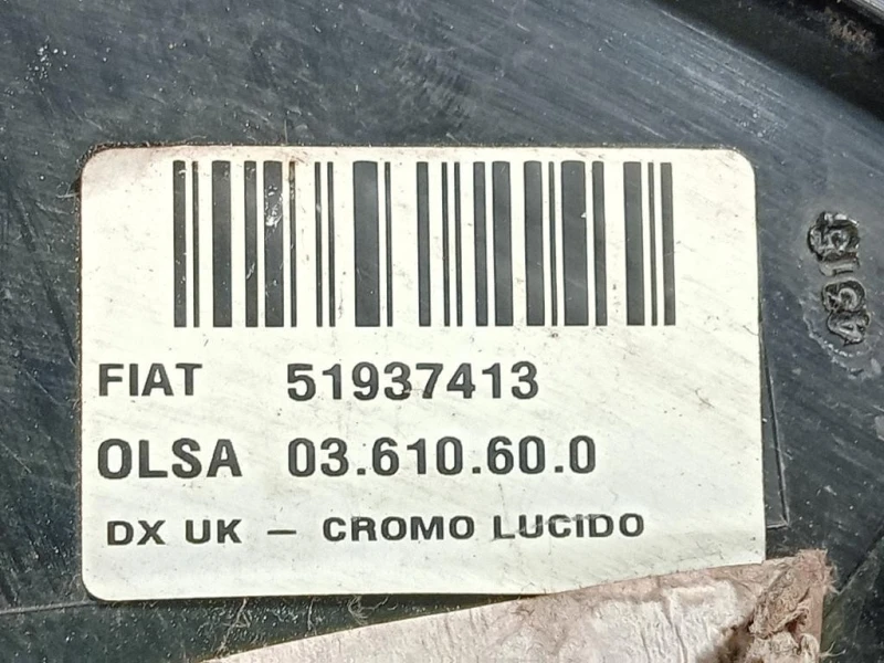 Fanale POST DX 51937413 Fiat 500X 2015