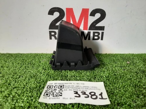 VANO Portaoggetti Cruscotto SX 8P1863075A13U Audi A3 8P1 2008