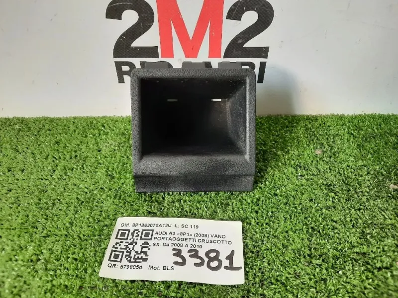 VANO Portaoggetti Cruscotto SX 8P1863075A13U Audi A3 8P1 2008